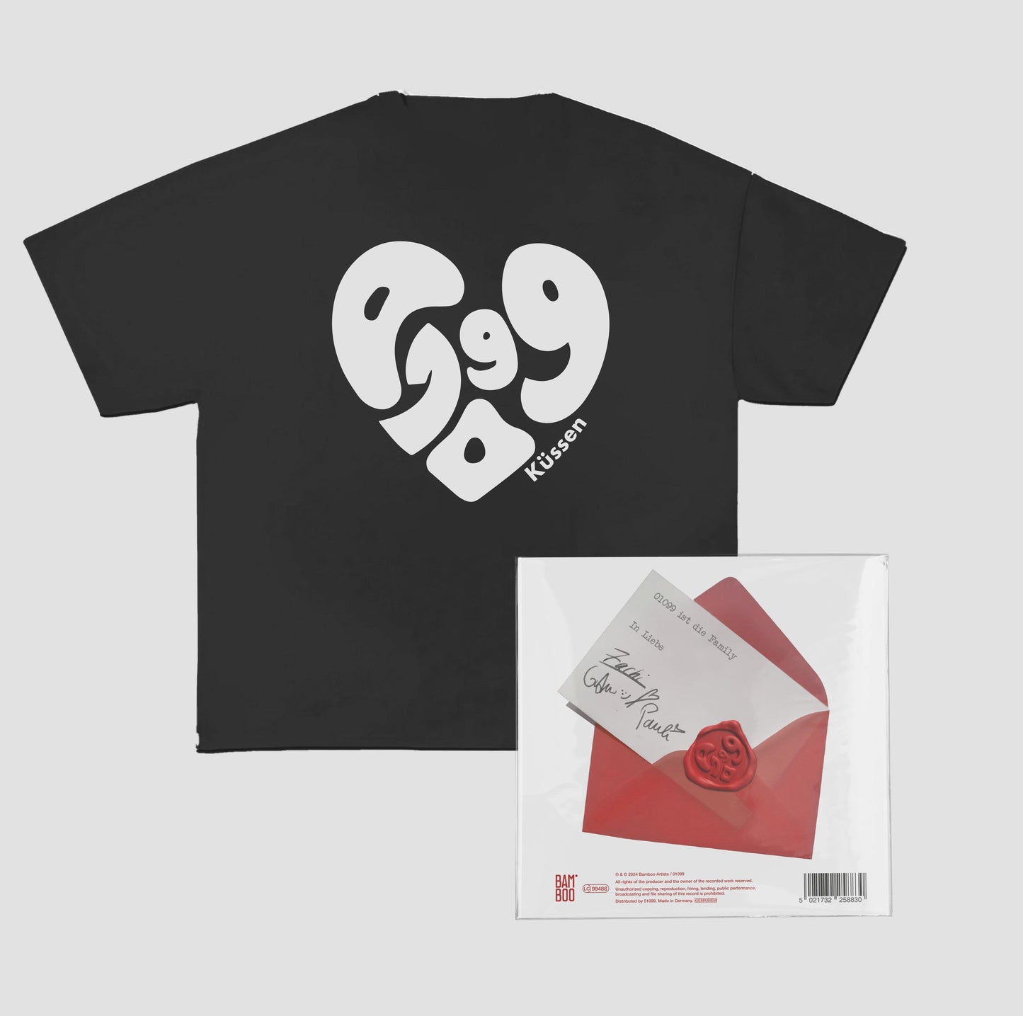 Küssen - CD + T-Shirt Schwarz